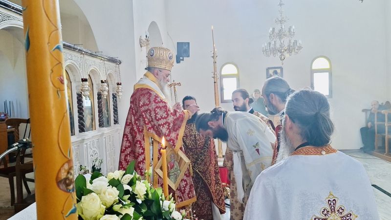 Κουρά Μοναχού και Χειροτονία Διακόνου στην Πρασινάδα Παρανεστίου